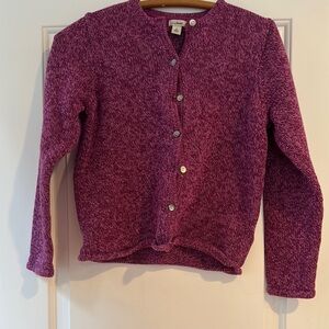 L.L. Bean Women's Purple Sweater
